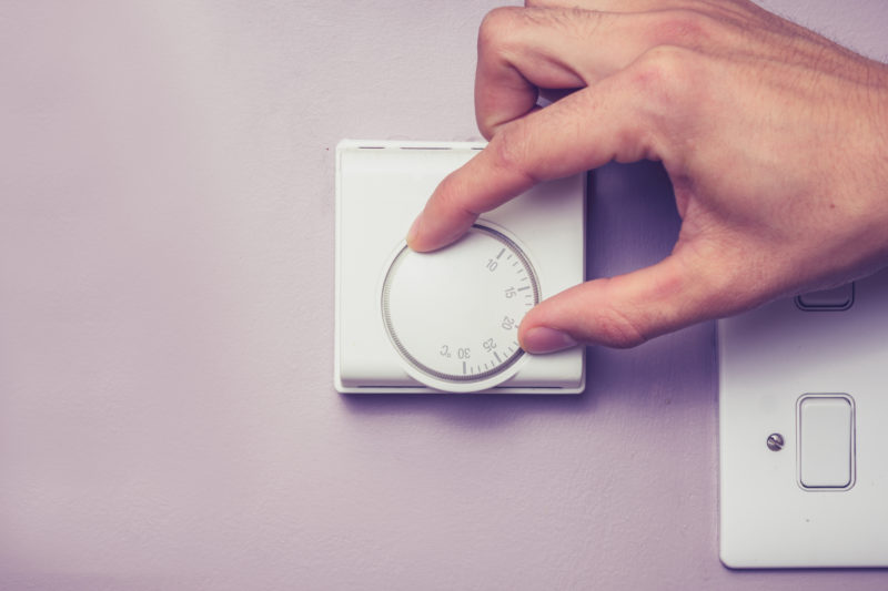 thermostat | winter maintenance for rental properties