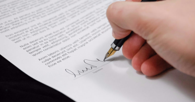 signature | end contract with property management